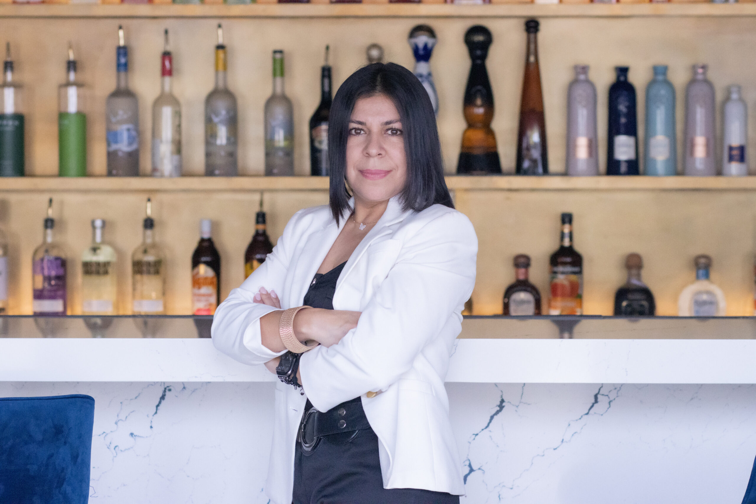 Owner Maya Cabrera, a native of Ecuador, at Cibus Dos, her Latin fusion restaurant at 2415 Main Street in Stratford, Conn. on Wednesday, October 16, 2019.